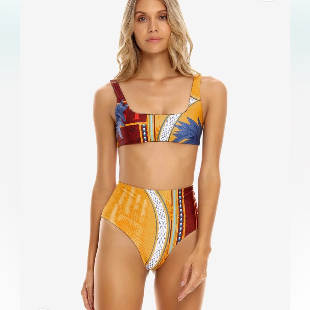 Agua Bendita Alicia and Colleen Reversible Bikini bottom